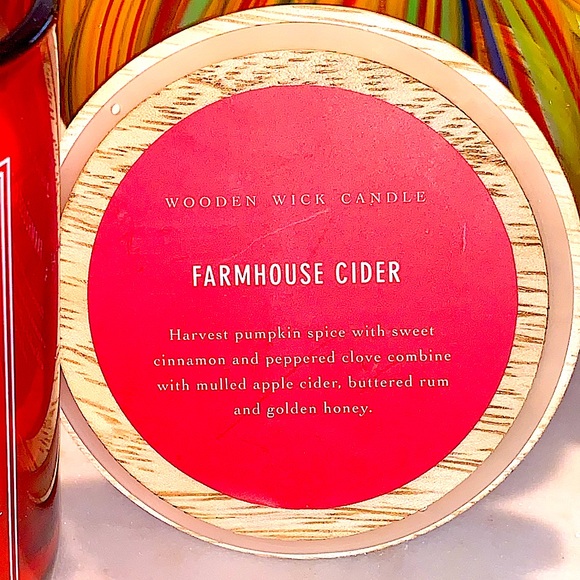 DW HOME CANDLE FARMHOUSE CIDAR RICHLY SCENTED NEW WOODEN WICK 11 oz - Picture 5 of 6